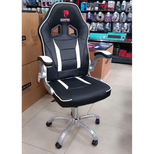 Gaming Chair FORZA Gaming PRO Premium Racing Black & White